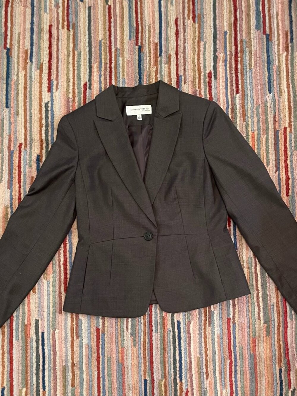 Jones New York Suit Separates, Women Suit Jacket, Gray, Size 6